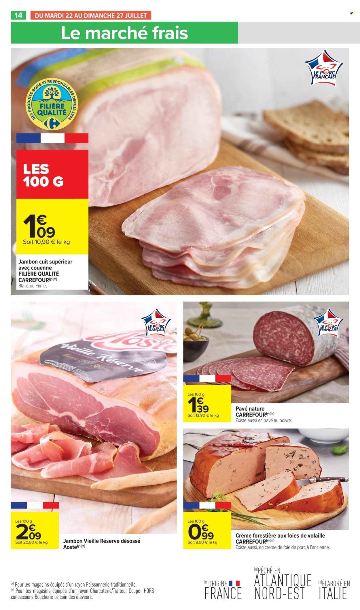 Catalogue CARREFOUR MARKET - AUTOUR DE L'ÉTÉ (2025-07-22 - 2025-08-03)