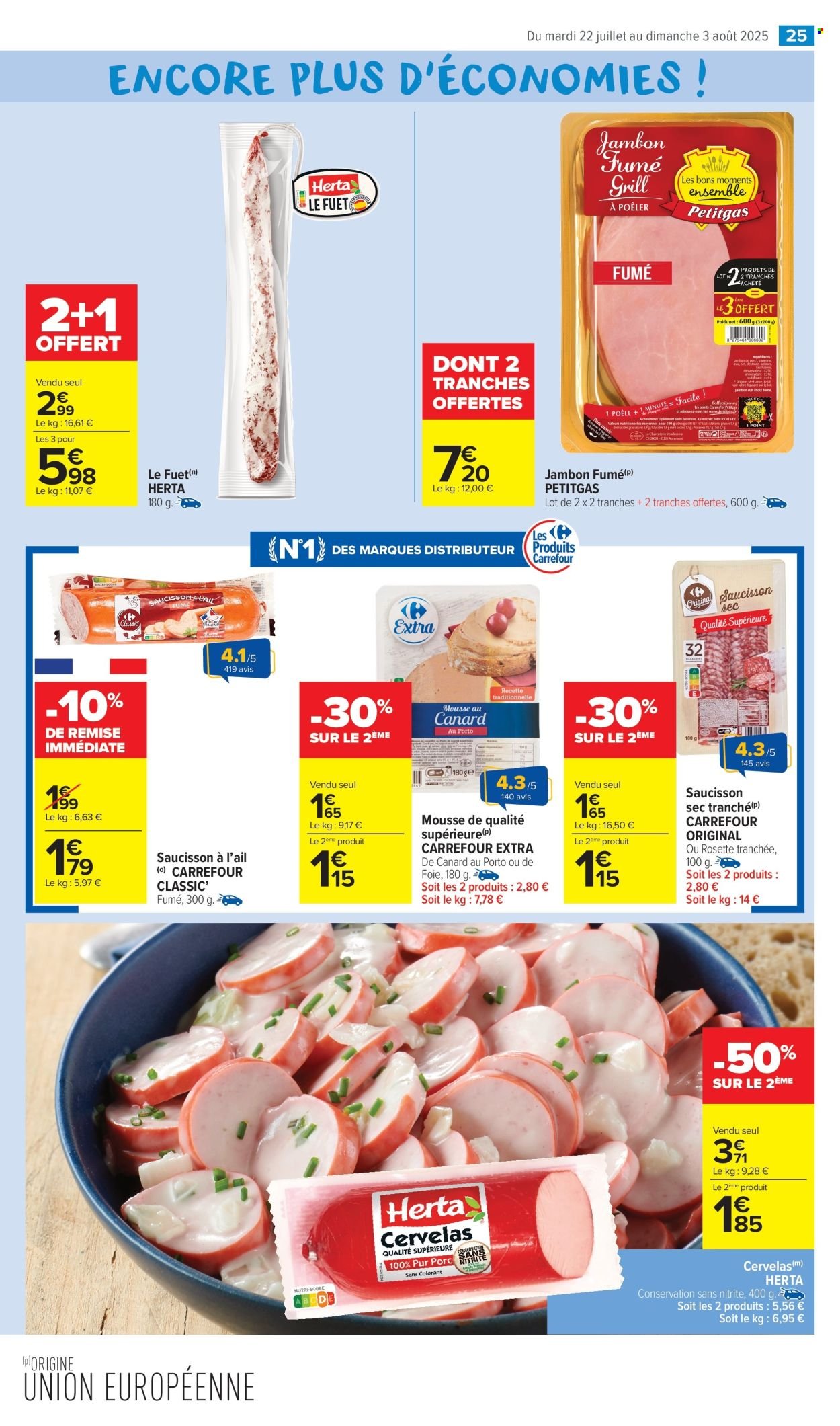 Catalogue CARREFOUR MARKET - AUTOUR DE L'ÉTÉ (2025-07-22 - 2025-08-03)