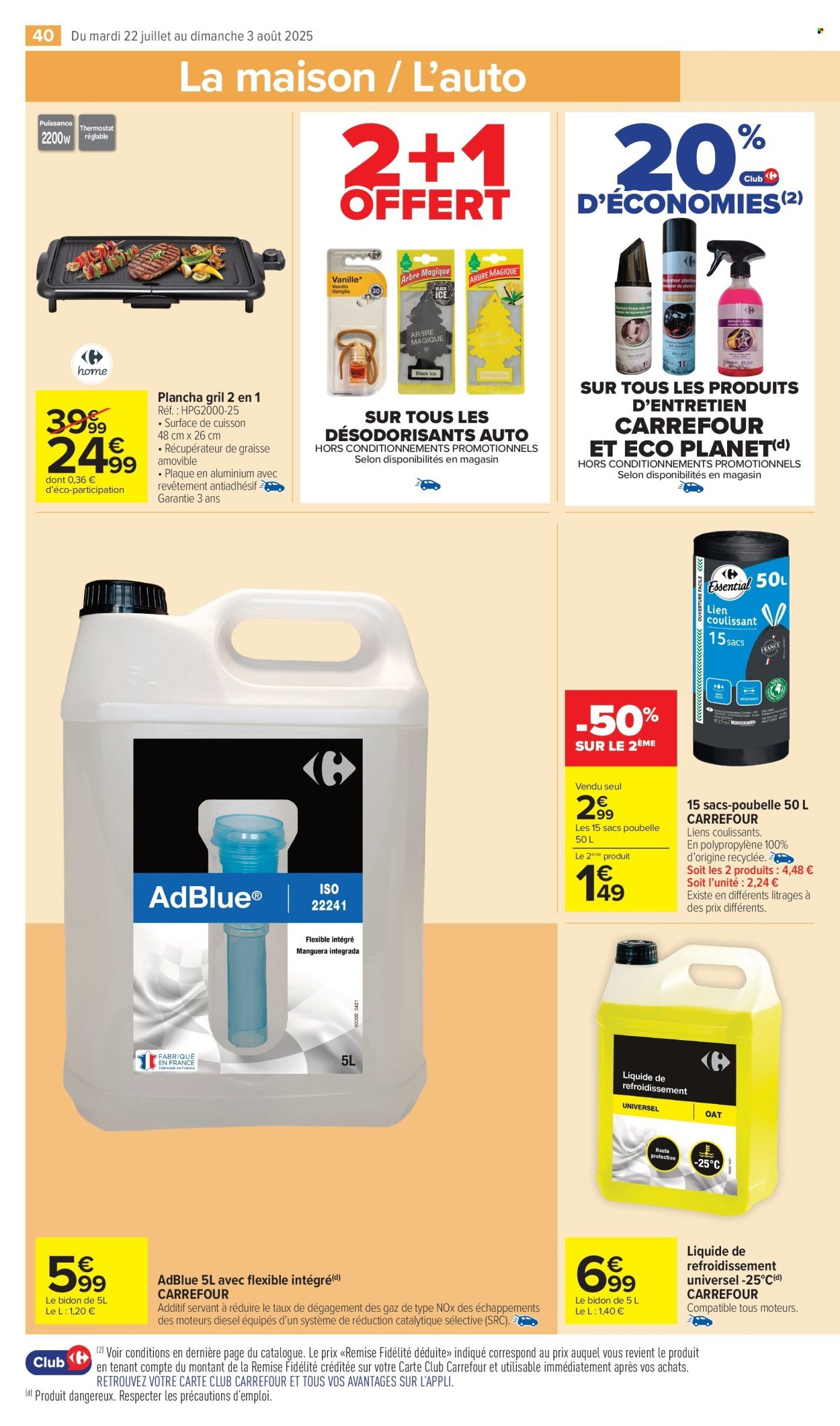Catalogue CARREFOUR MARKET - AUTOUR DE L'ÉTÉ (2025-07-22 - 2025-08-03)