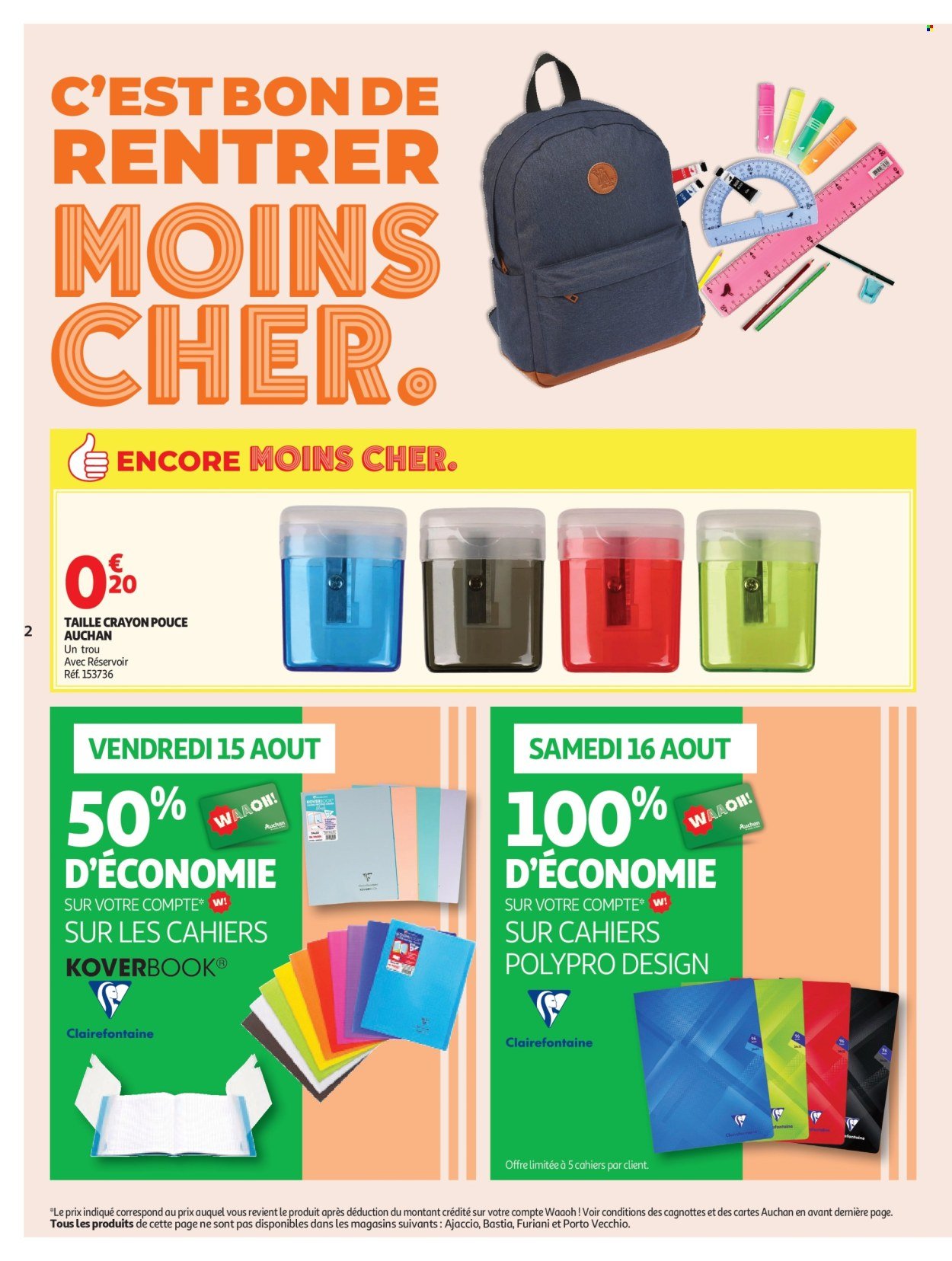 Catalogue AUCHAN - C'est bon de rentrer moins cher (2025-08-12 - 2025-08-24)