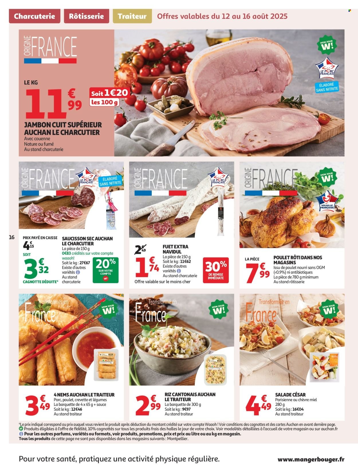 Catalogue AUCHAN - C'est bon de rentrer moins cher (2025-08-12 - 2025-08-24)