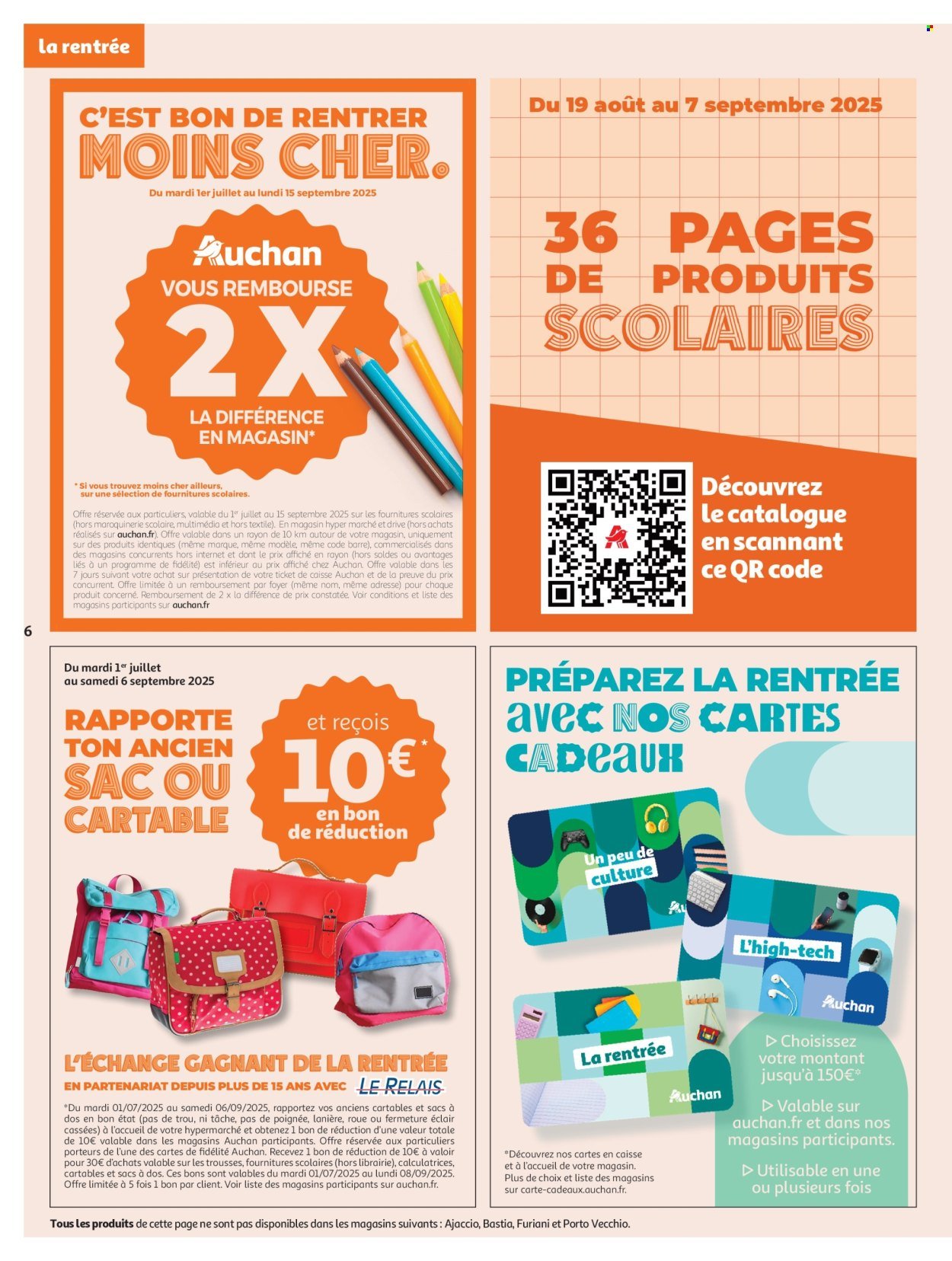 Catalogue AUCHAN - C'est bon de rentrer moins cher (2025-08-12 - 2025-08-24)