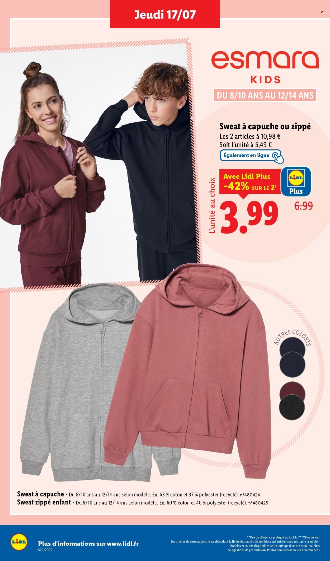 Catalogue LIDL - Les bonnes affaires de la semaine (2025-07-17 - 2025-07-21)