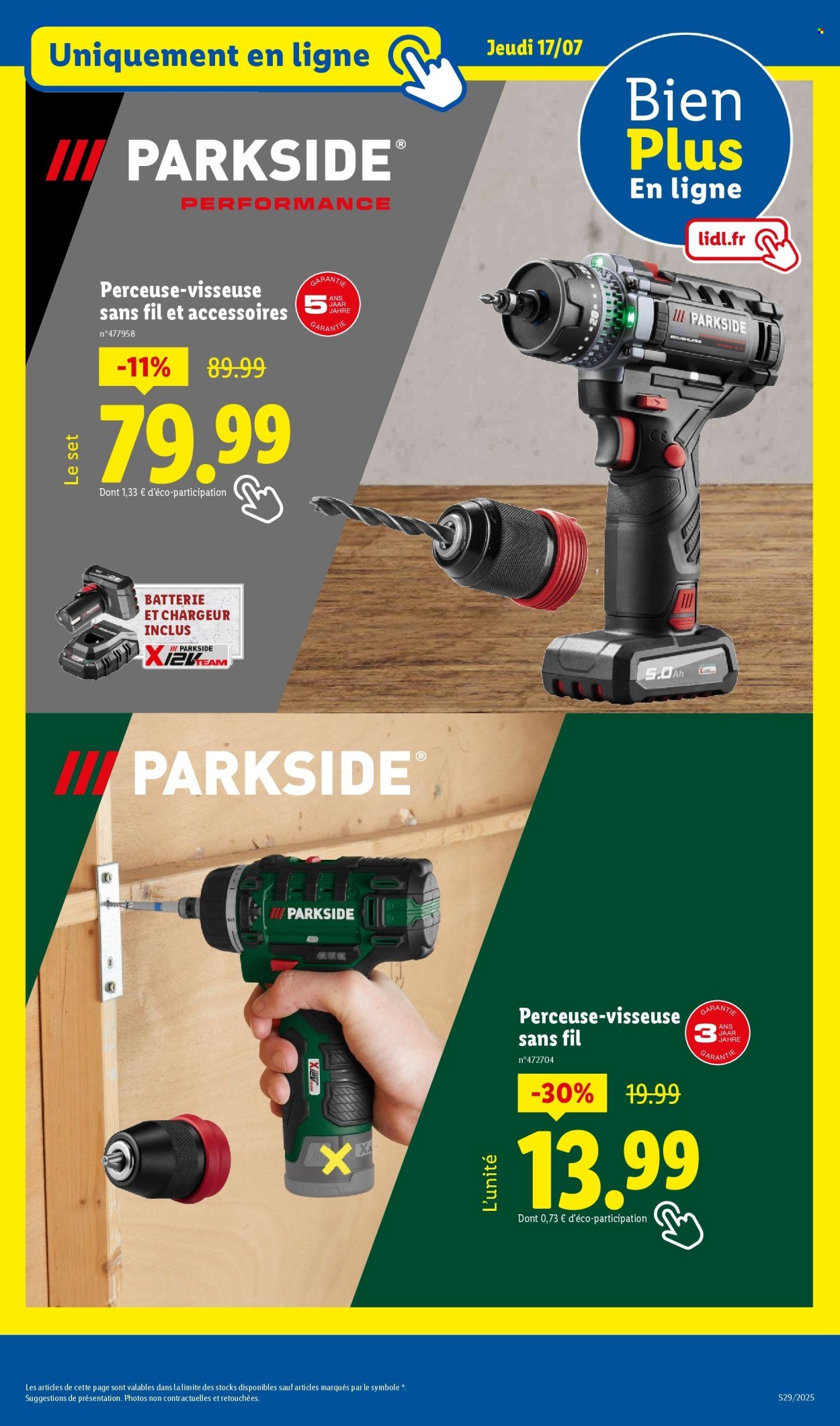 Catalogue LIDL - Les bonnes affaires de la semaine (2025-07-17 - 2025-07-21)