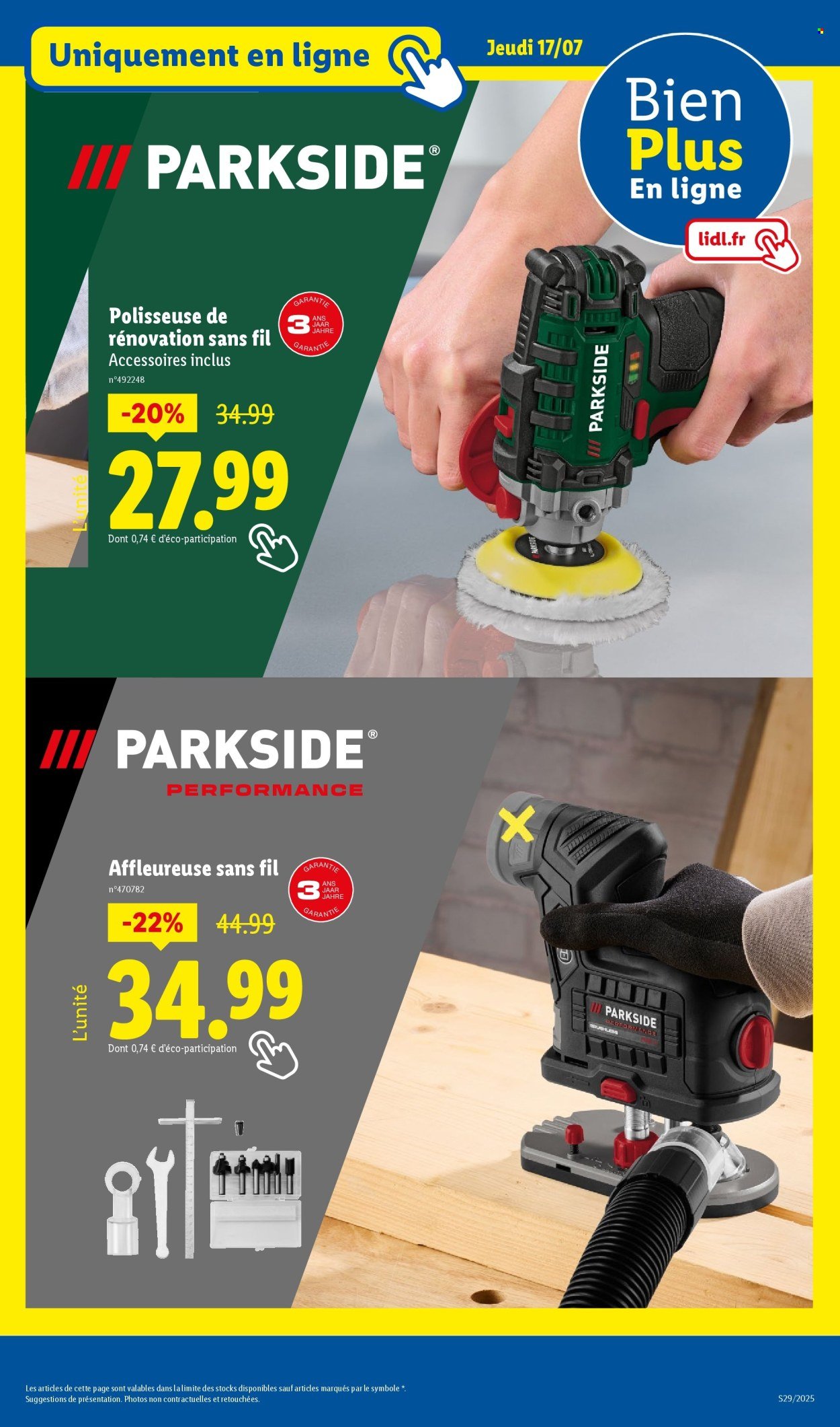 Catalogue LIDL - Les bonnes affaires de la semaine (2025-07-17 - 2025-07-21)