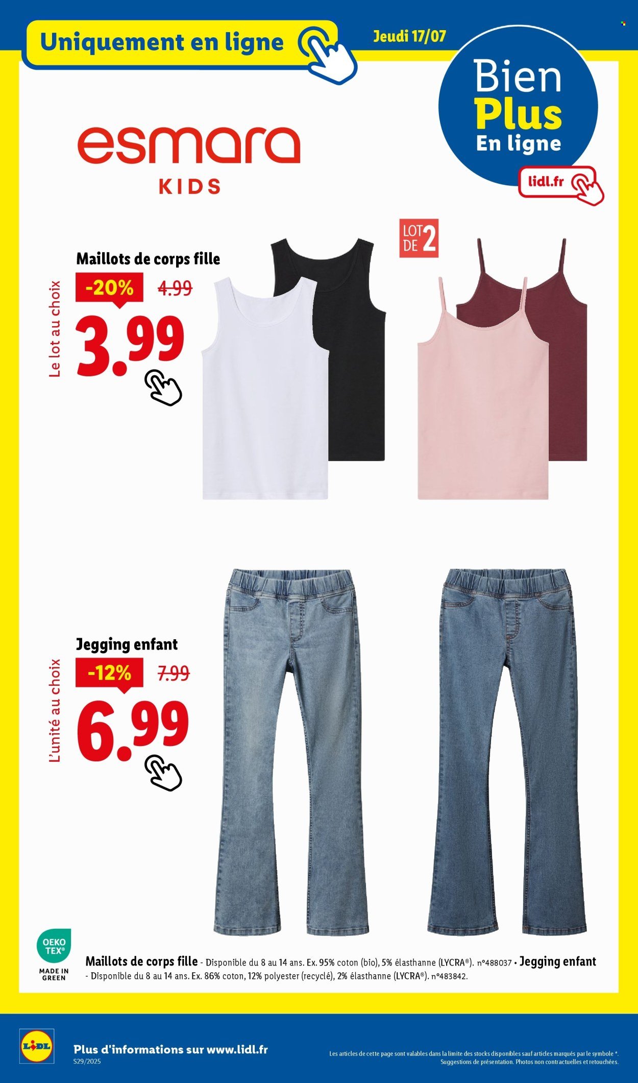 Catalogue LIDL - Les bonnes affaires de la semaine (2025-07-17 - 2025-07-21)