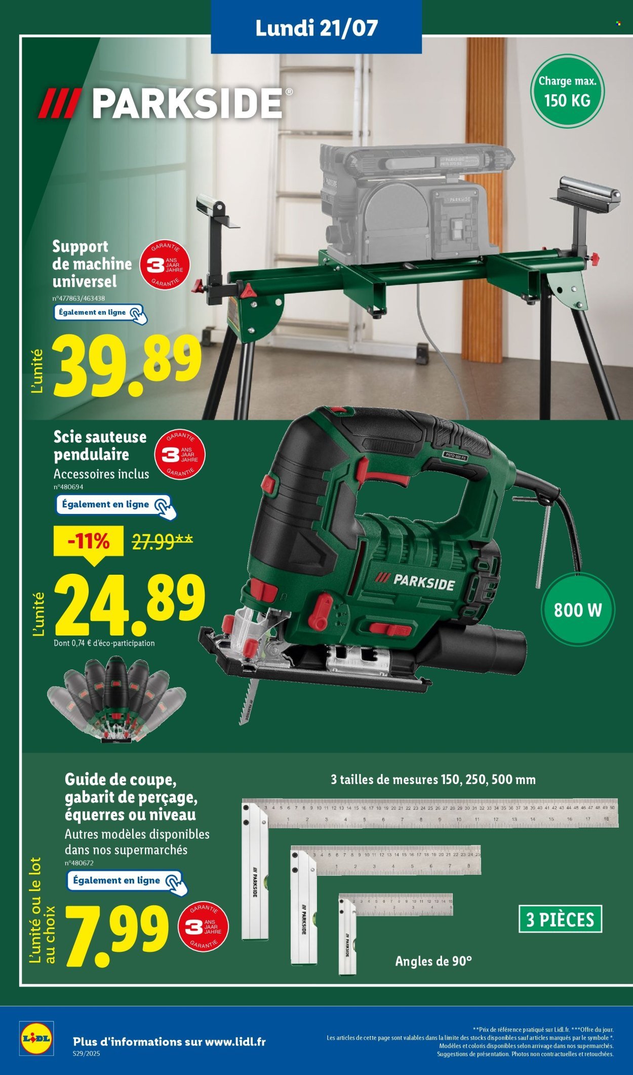 Catalogue LIDL - Les bonnes affaires de la semaine (2025-07-17 - 2025-07-21)