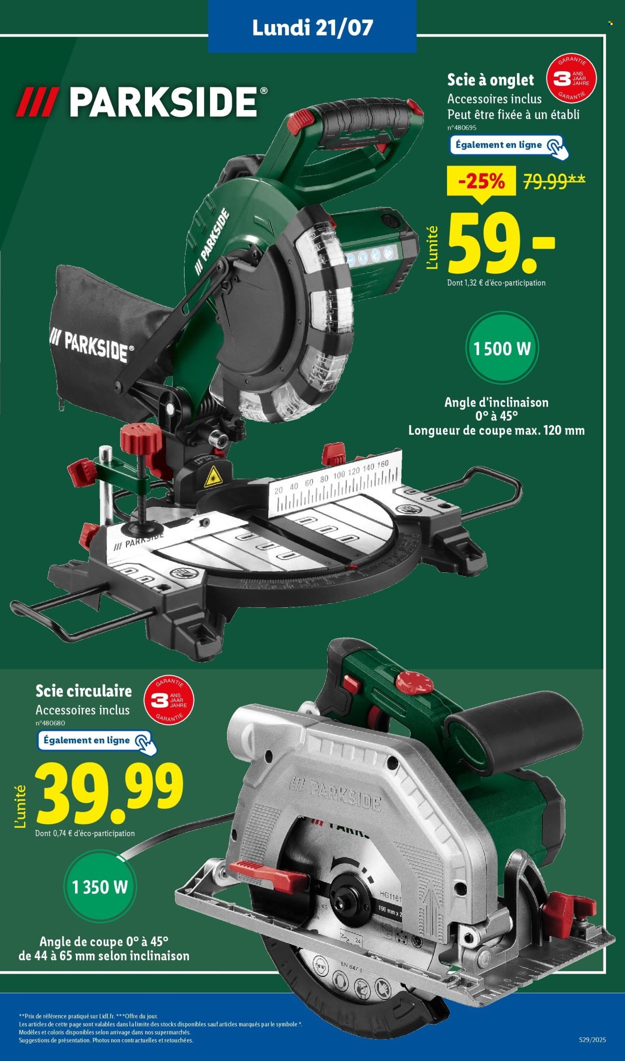 Catalogue LIDL - Les bonnes affaires de la semaine (2025-07-17 - 2025-07-21)