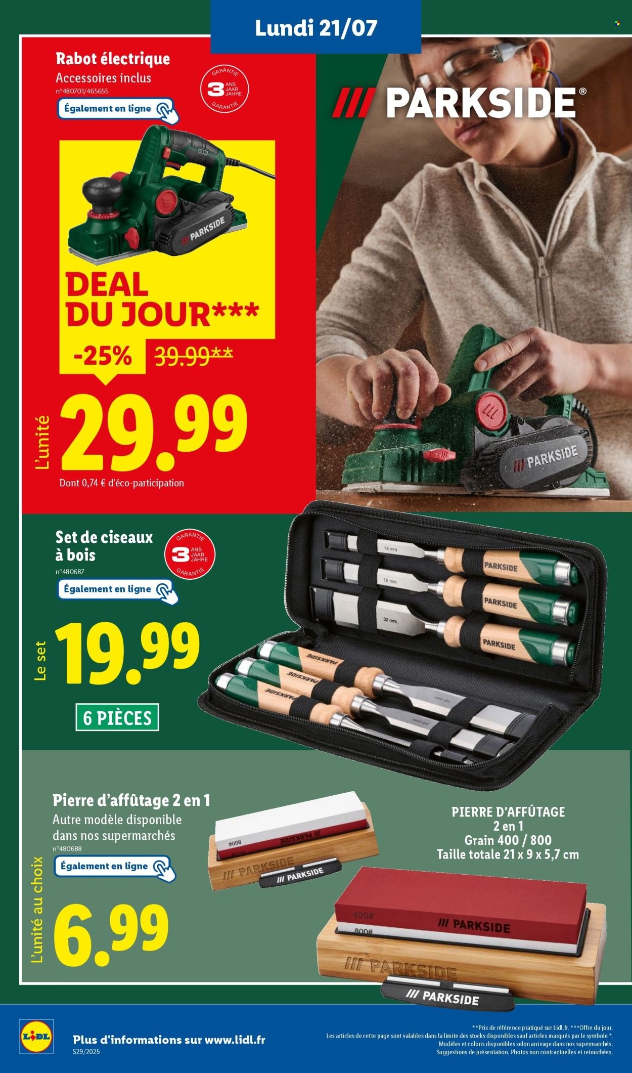 Catalogue LIDL - Les bonnes affaires de la semaine (2025-07-17 - 2025-07-21)