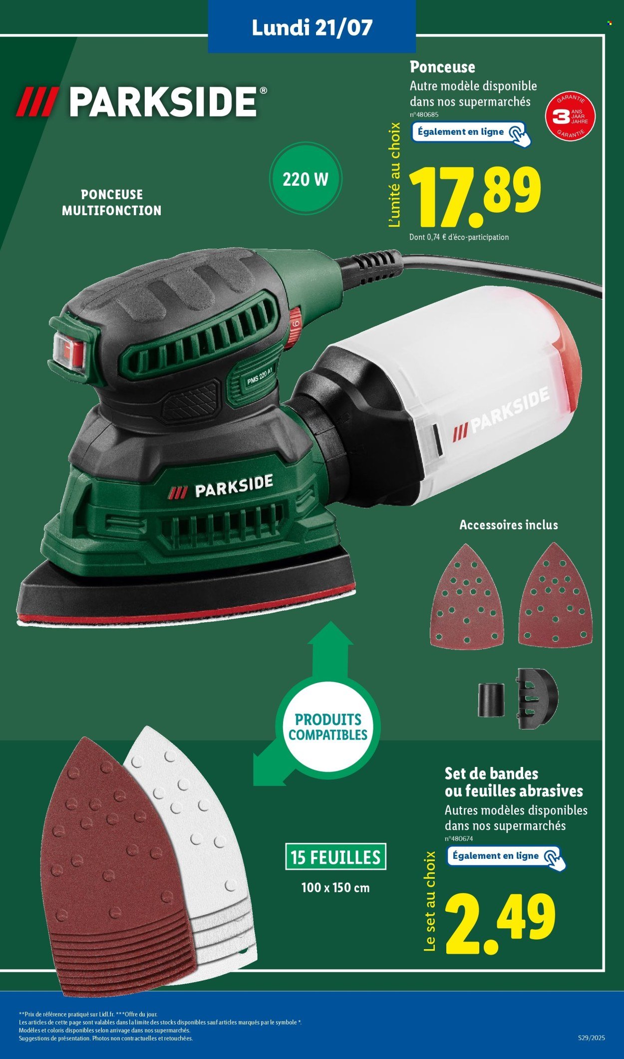 Catalogue LIDL - Les bonnes affaires de la semaine (2025-07-17 - 2025-07-21)