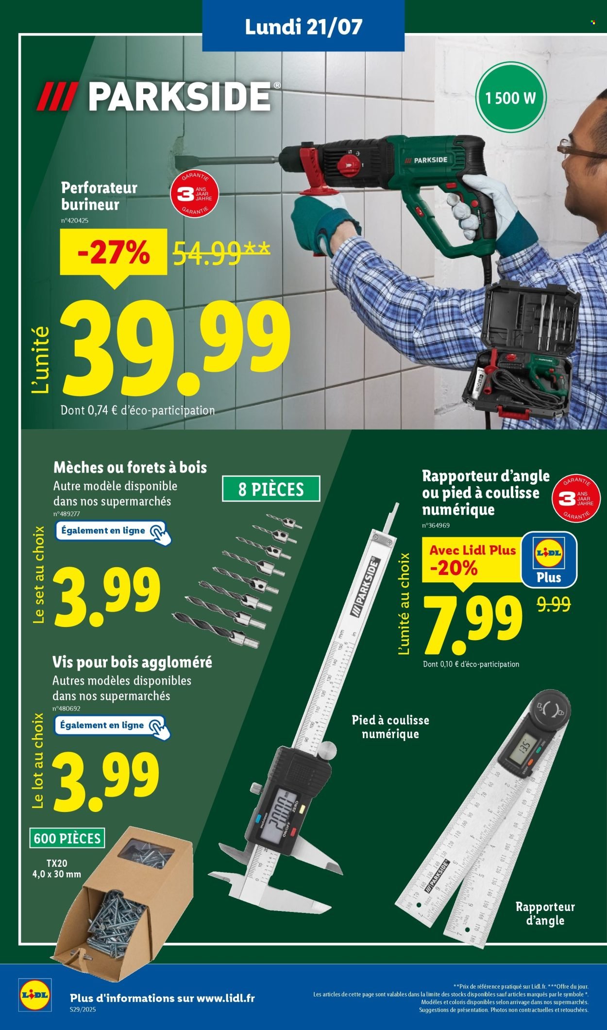 Catalogue LIDL - Les bonnes affaires de la semaine (2025-07-17 - 2025-07-21)