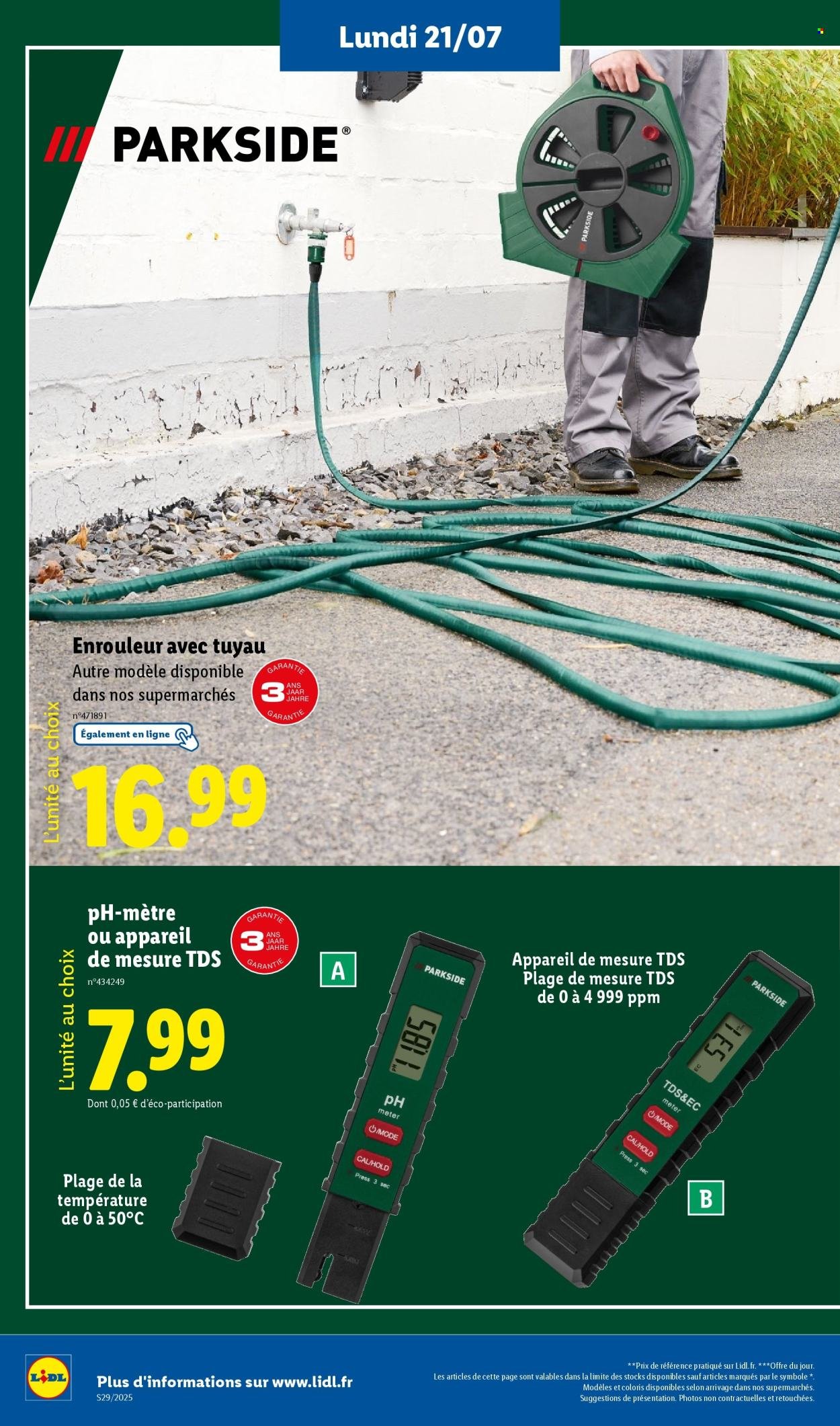 Catalogue LIDL - Les bonnes affaires de la semaine (2025-07-17 - 2025-07-21)