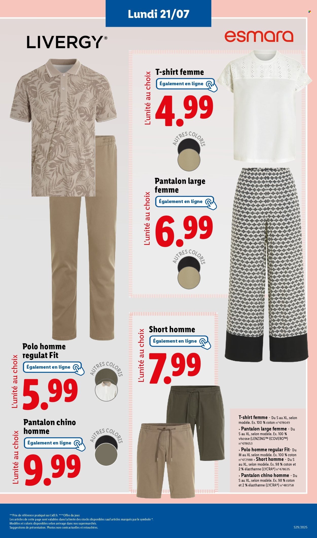 Catalogue LIDL - Les bonnes affaires de la semaine (2025-07-17 - 2025-07-21)