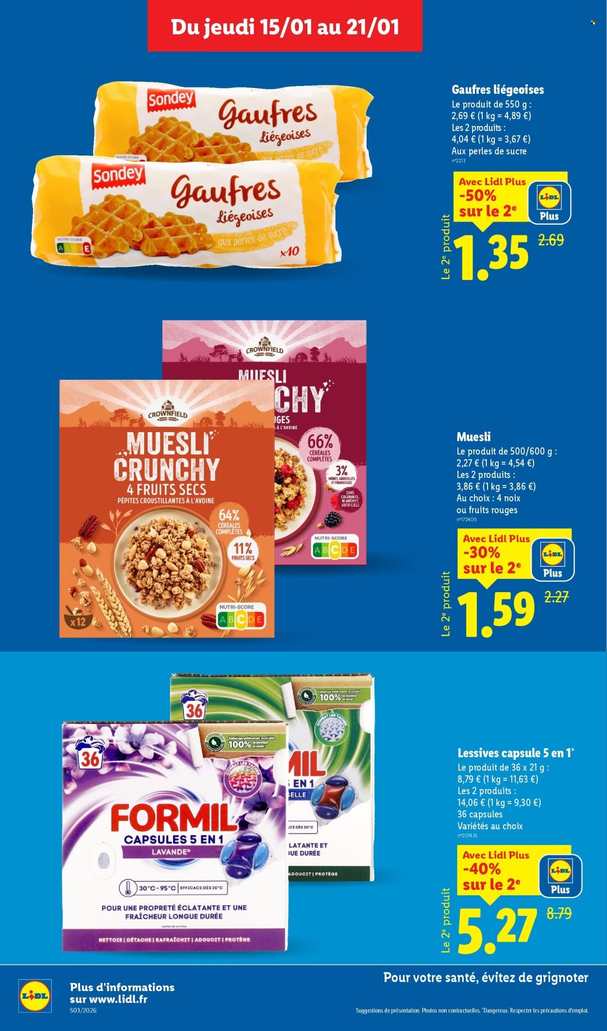 Catalogue LIDL - Les promos de la semaine (2026-01-15 - 2026-01-21)