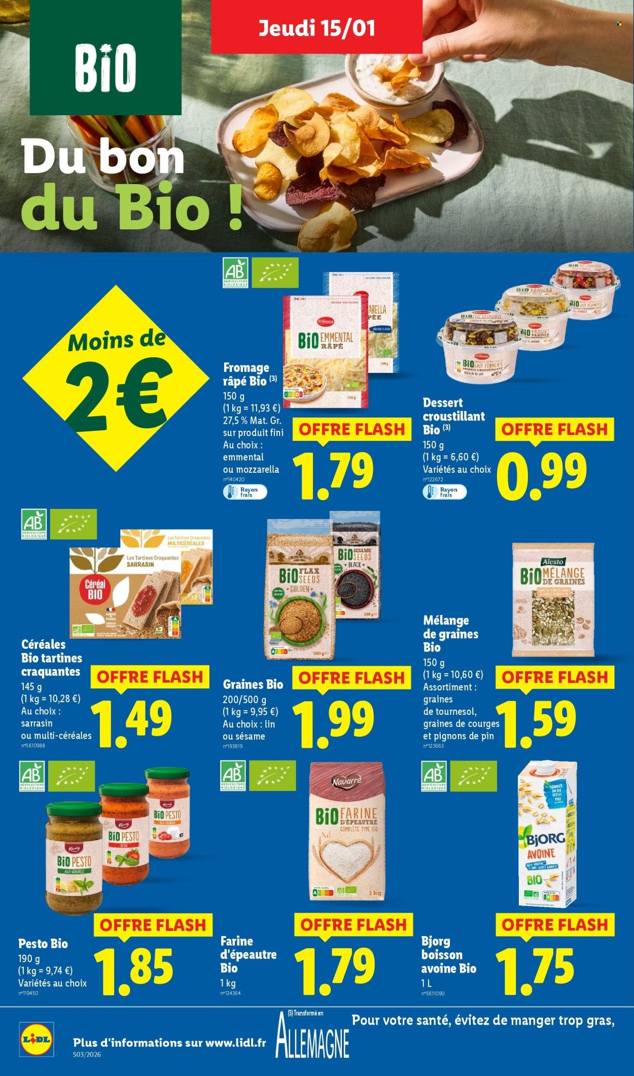 Catalogue LIDL - Les promos de la semaine (2026-01-15 - 2026-01-21)