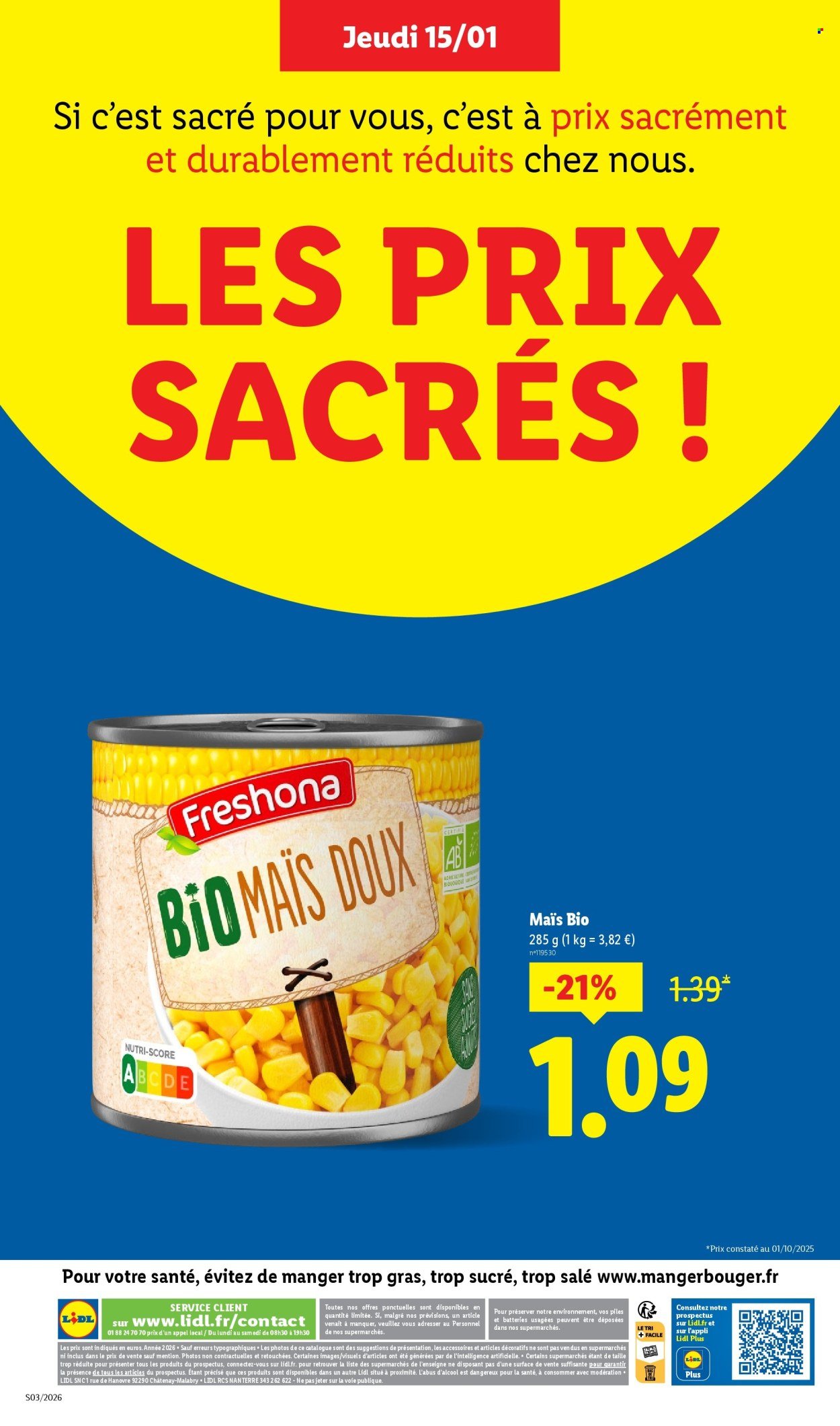 Catalogue LIDL - Les promos de la semaine (2026-01-15 - 2026-01-21)
