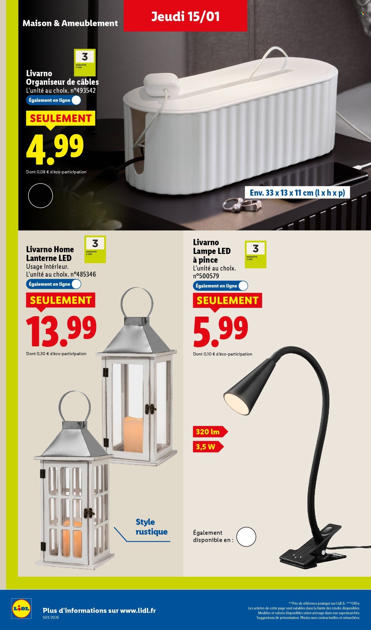 Catalogue LIDL - Les promos de la semaine (2026-01-15 - 2026-01-21)