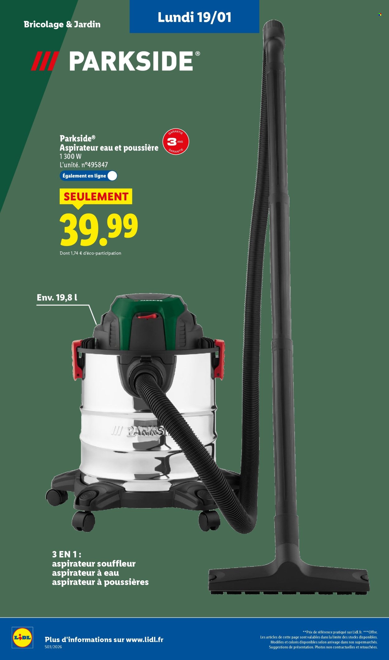 Catalogue LIDL - Les promos de la semaine (2026-01-15 - 2026-01-21)