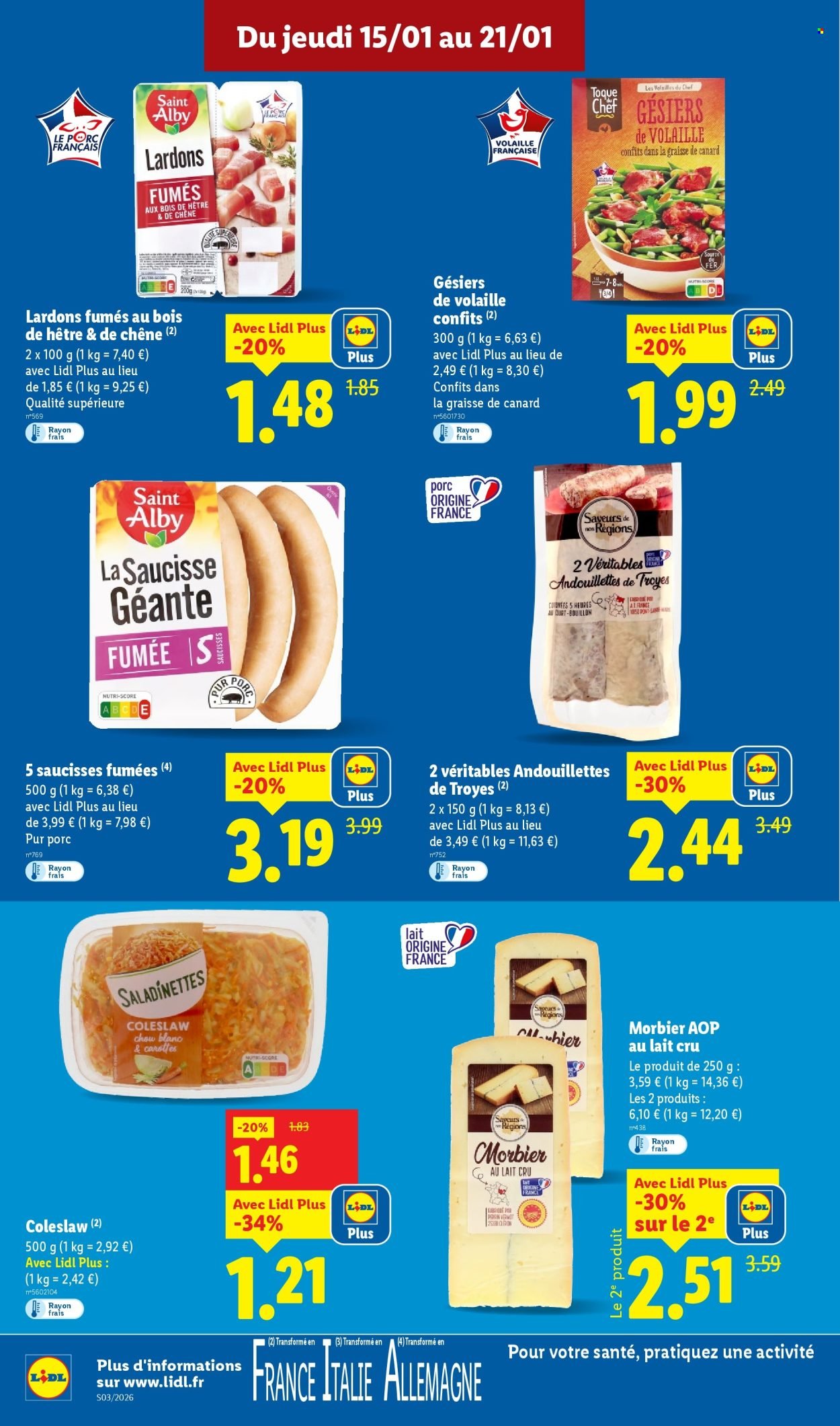 Catalogue LIDL - Les promos de la semaine (2026-01-15 - 2026-01-21)