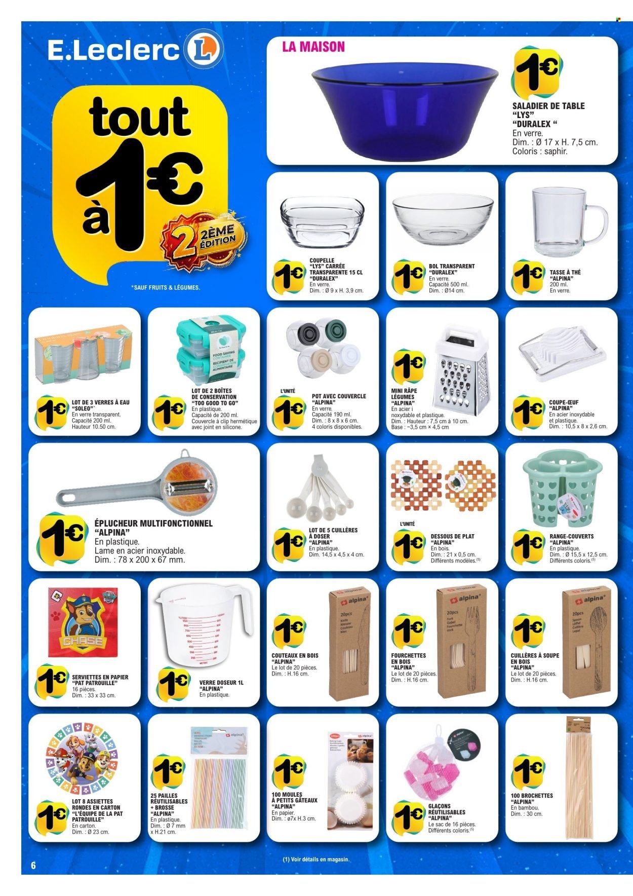Catalogue E.LECLERC - TOUT A 1€ 2