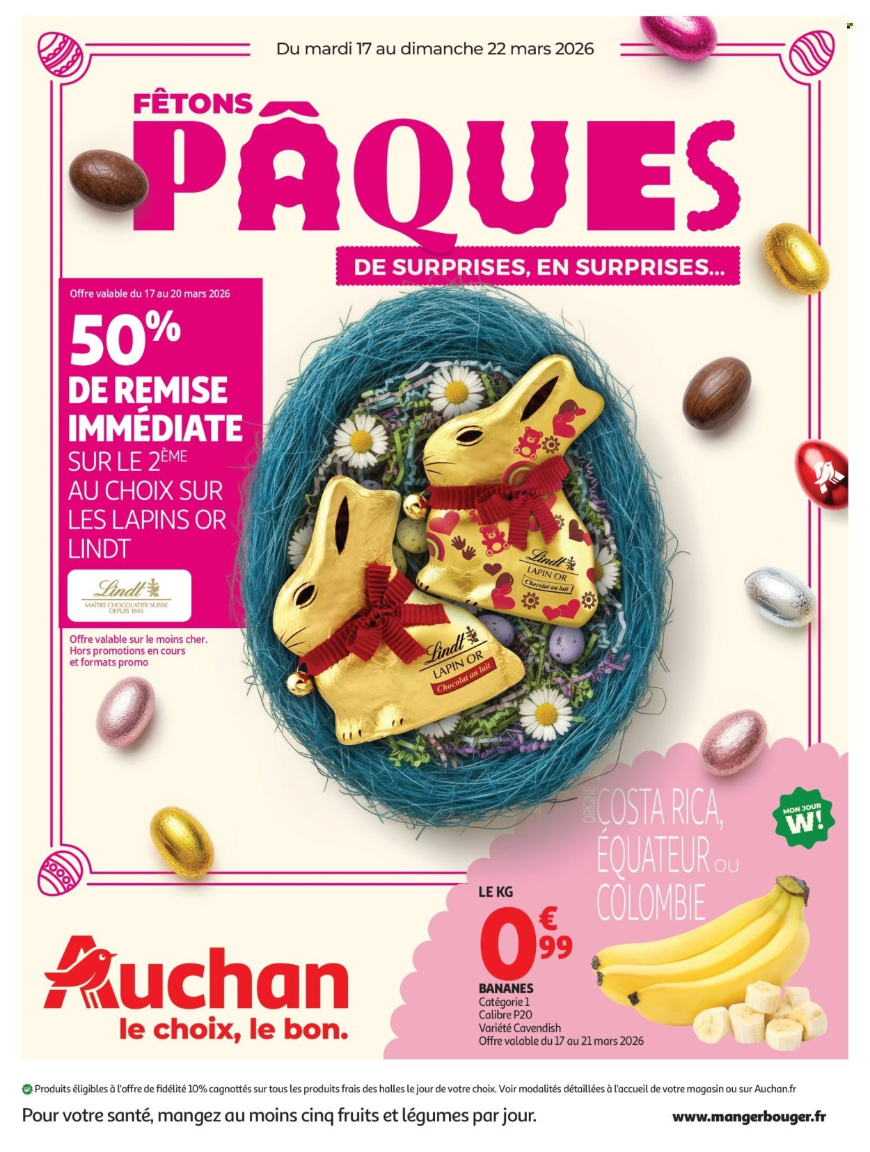 Catalogue AUCHAN - Pâques, halles printemps