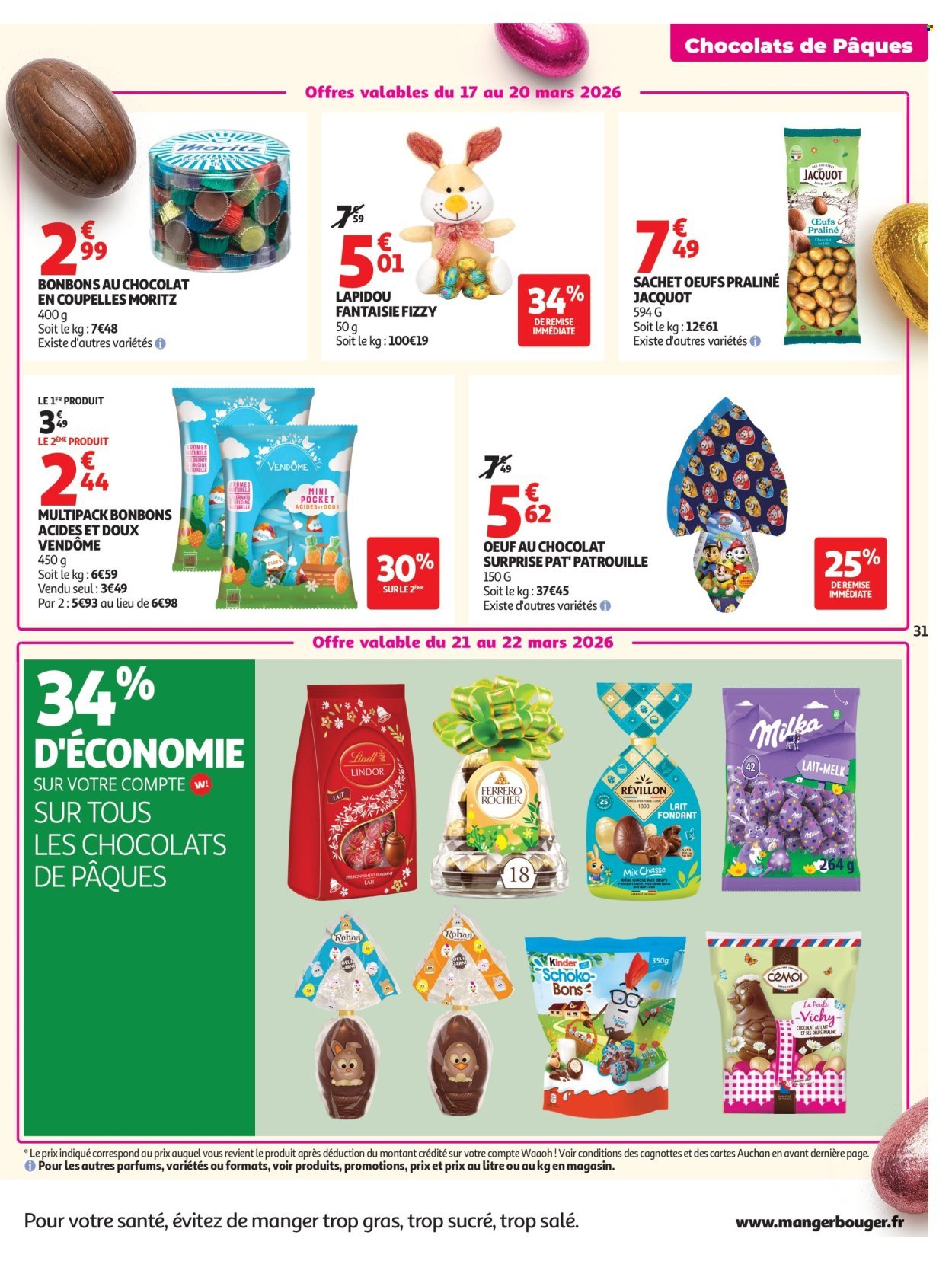 Catalogue AUCHAN - Pâques, halles printemps (2026-03-17 - 2026-03-22)