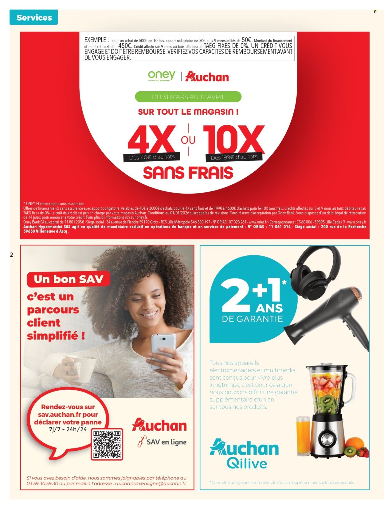 Catalogue AUCHAN - Produits Qilive