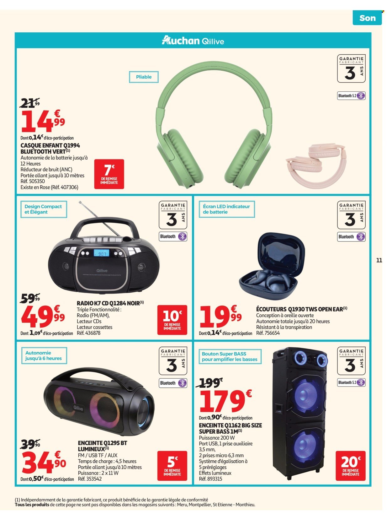 Catalogue AUCHAN - Produits Qilive (2026-03-31 - 2026-04-12)