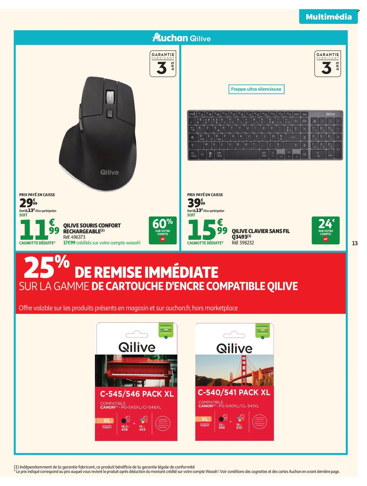 Catalogue AUCHAN - Produits Qilive (2026-03-31 - 2026-04-12)