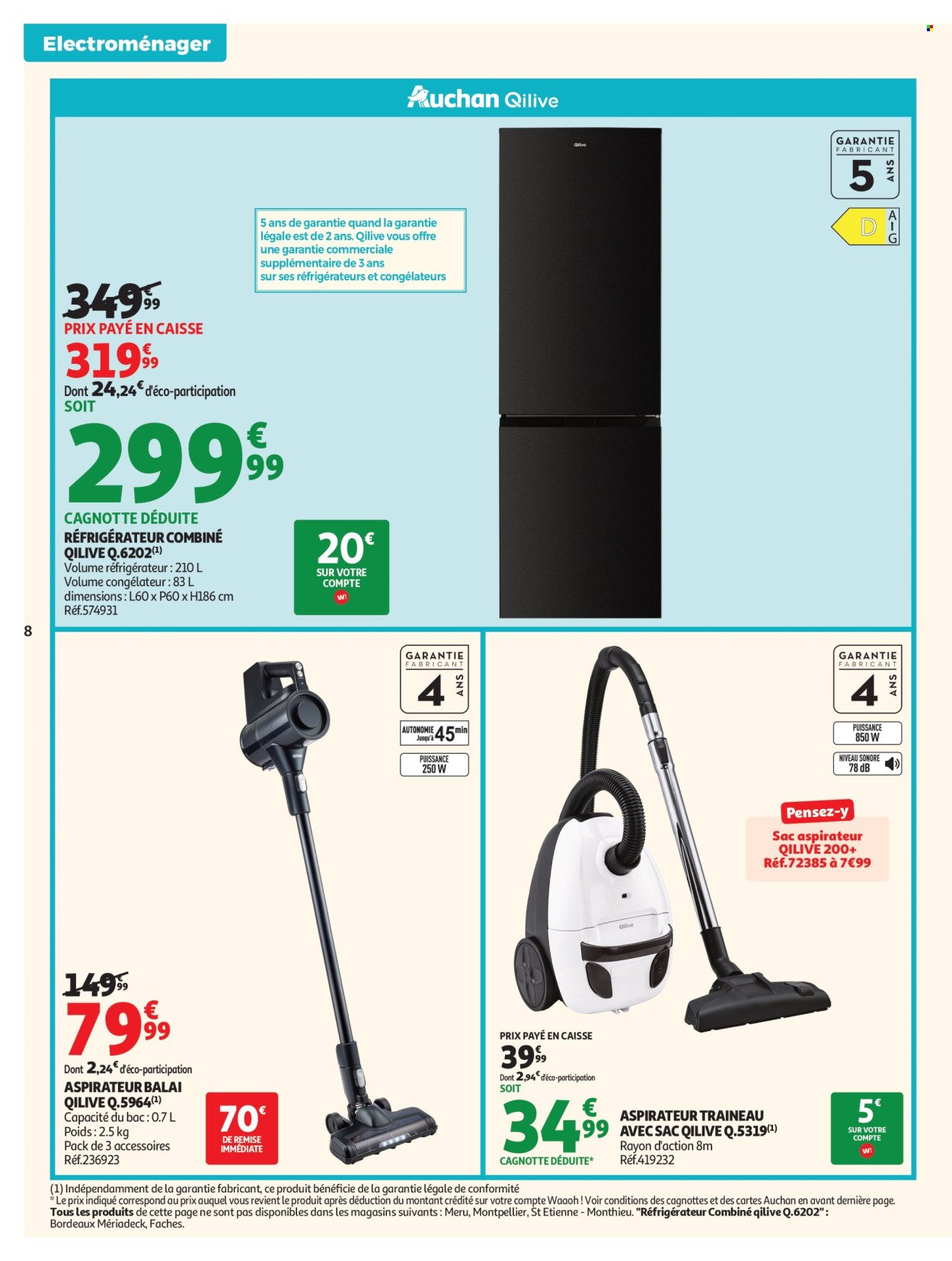 Catalogue AUCHAN - Produits Qilive (2026-03-31 - 2026-04-12)