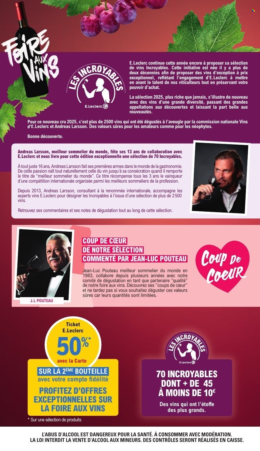 Catalogue E.LECLERC - FOIRE AUX VINS (2025-09-27 - 2025-10-11)