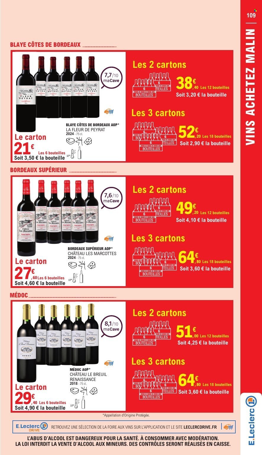 Catalogue E.LECLERC - FOIRE AUX VINS (2025-09-27 - 2025-10-11)