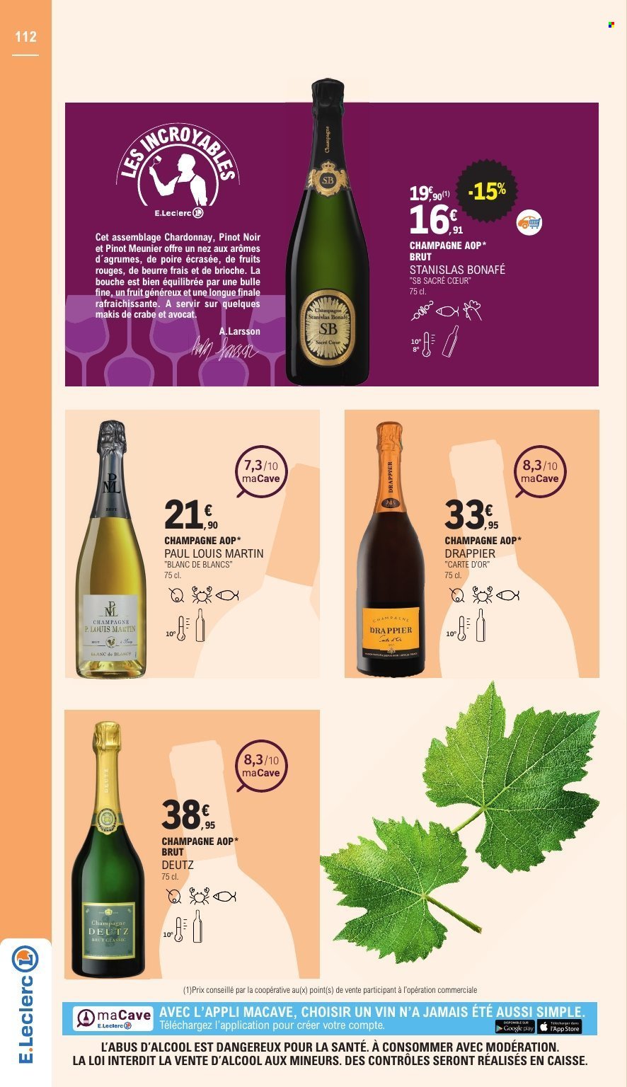 Catalogue E.LECLERC - FOIRE AUX VINS (2025-09-27 - 2025-10-11)