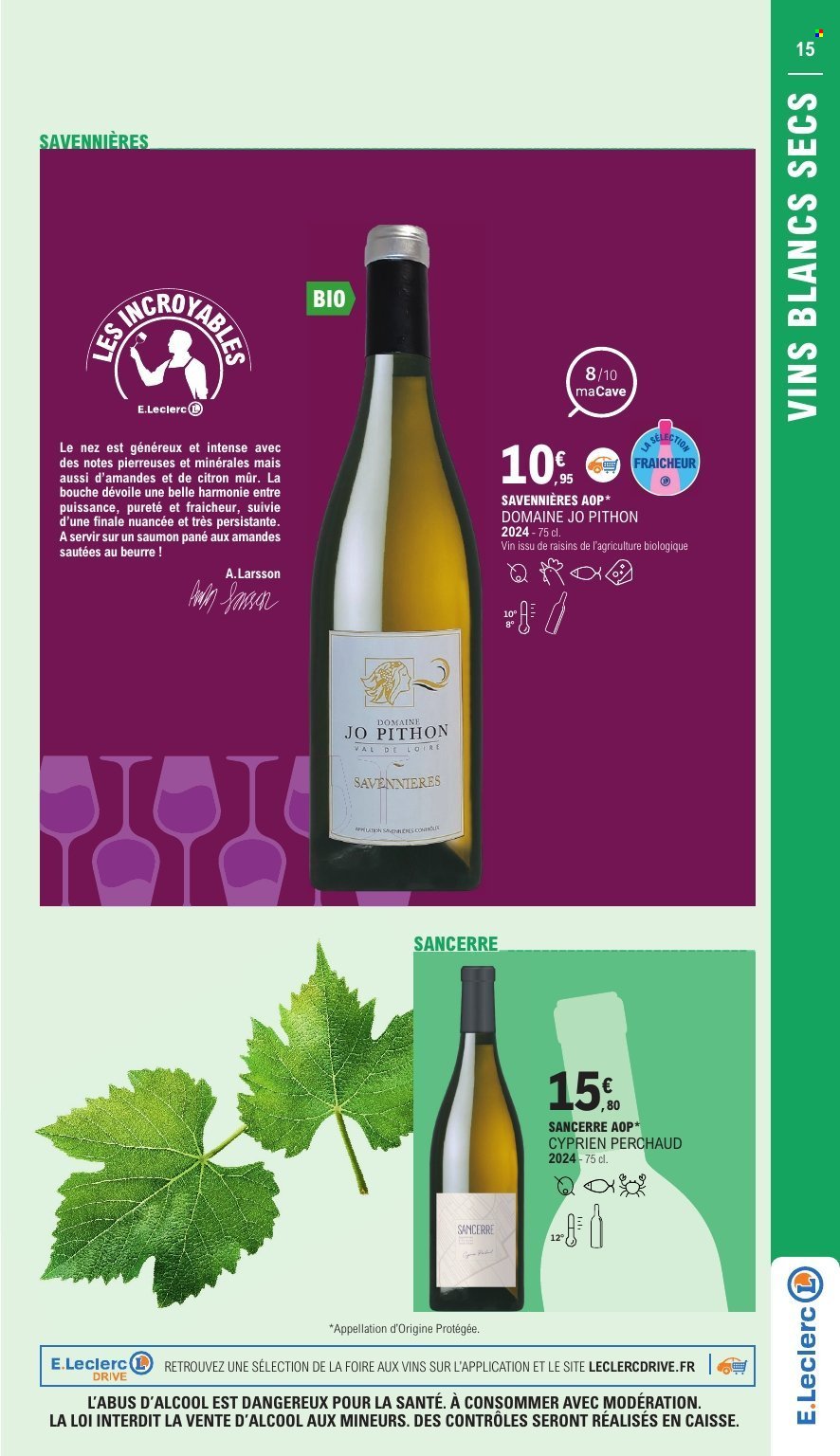 Catalogue E.LECLERC - FOIRE AUX VINS (2025-09-27 - 2025-10-11)
