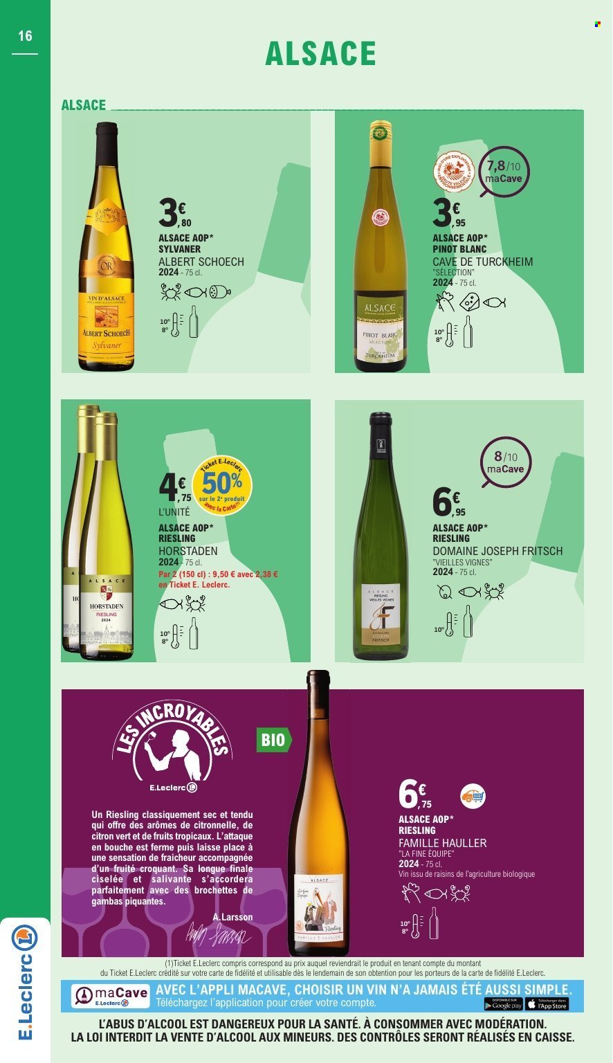 Catalogue E.LECLERC - FOIRE AUX VINS (2025-09-27 - 2025-10-11)