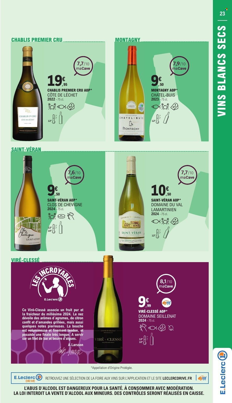 Catalogue E.LECLERC - FOIRE AUX VINS (2025-09-27 - 2025-10-11)