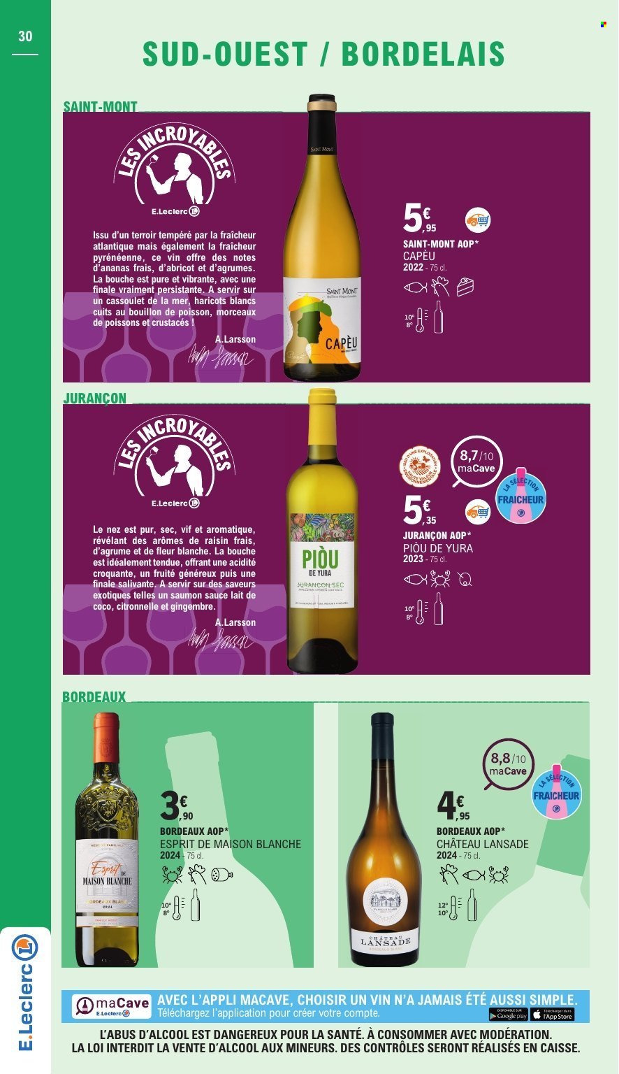 Catalogue E.LECLERC - FOIRE AUX VINS (2025-09-27 - 2025-10-11)