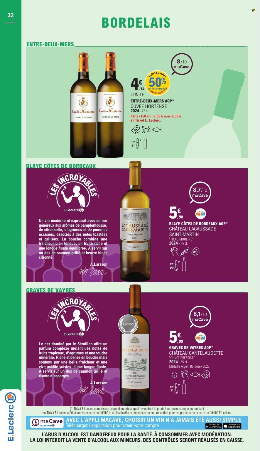 Catalogue E.LECLERC - FOIRE AUX VINS (2025-09-27 - 2025-10-11)