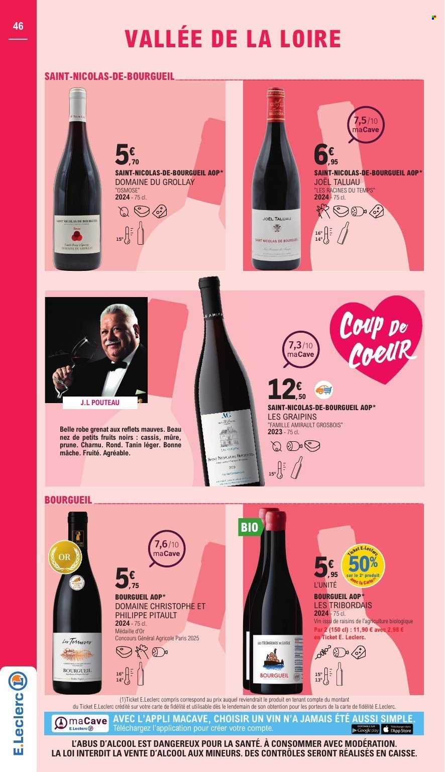 Catalogue E.LECLERC - FOIRE AUX VINS (2025-09-27 - 2025-10-11)
