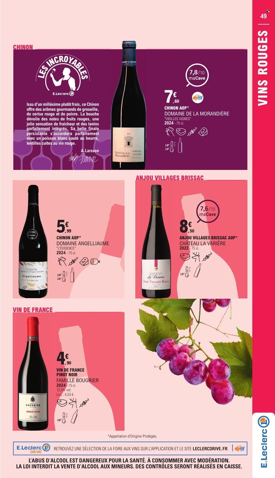 Catalogue E.LECLERC - FOIRE AUX VINS (2025-09-27 - 2025-10-11)