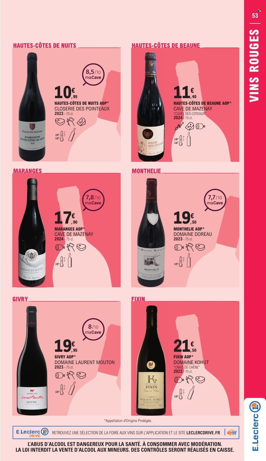 Catalogue E.LECLERC - FOIRE AUX VINS (2025-09-27 - 2025-10-11)