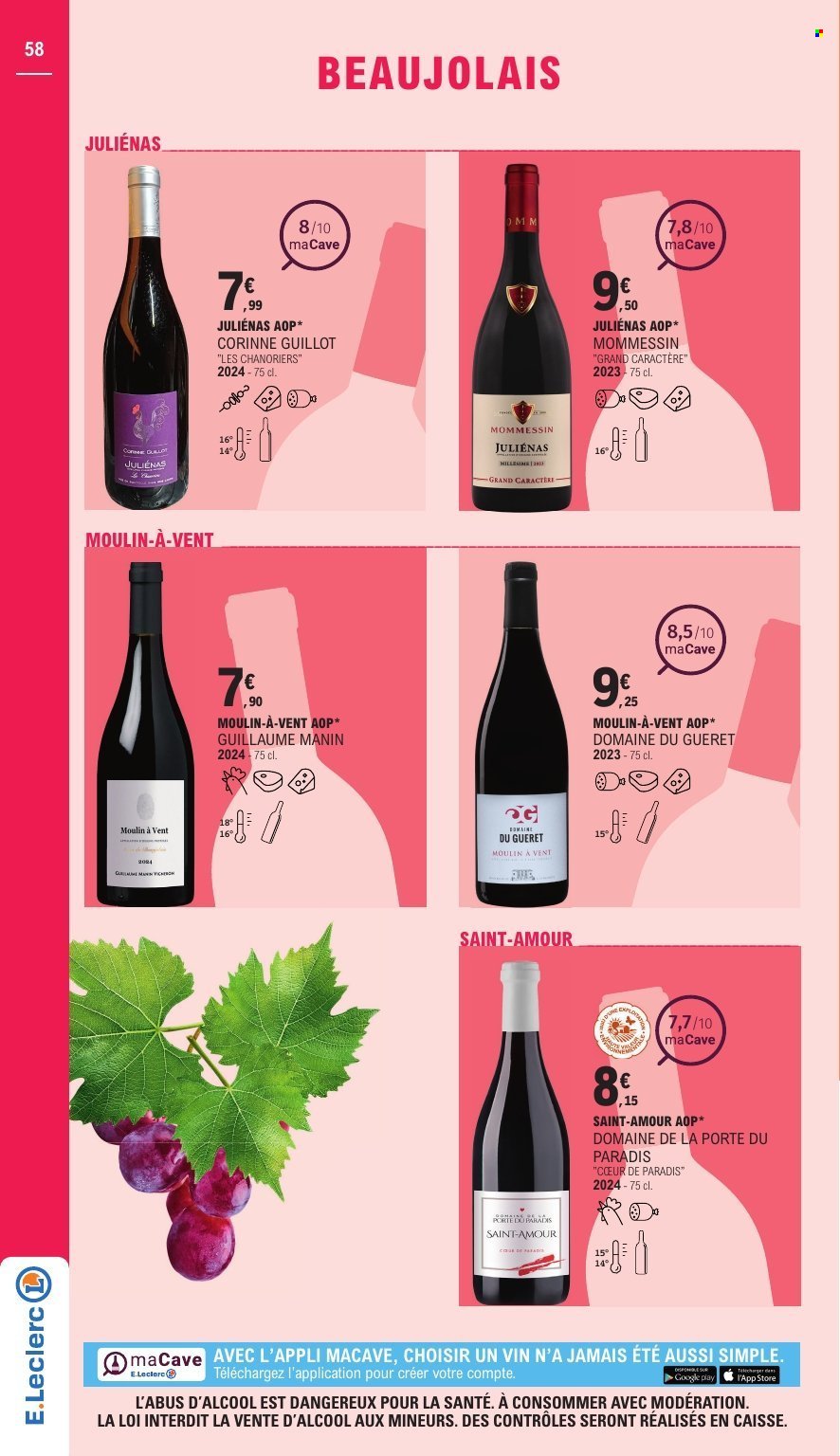 Catalogue E.LECLERC - FOIRE AUX VINS (2025-09-27 - 2025-10-11)