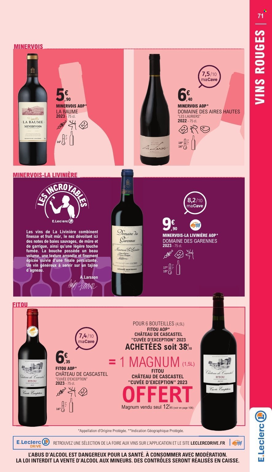 Catalogue E.LECLERC - FOIRE AUX VINS (2025-09-27 - 2025-10-11)