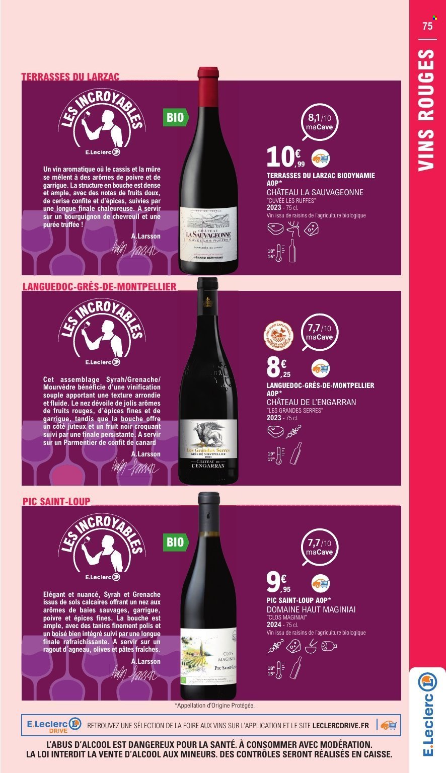 Catalogue E.LECLERC - FOIRE AUX VINS (2025-09-27 - 2025-10-11)
