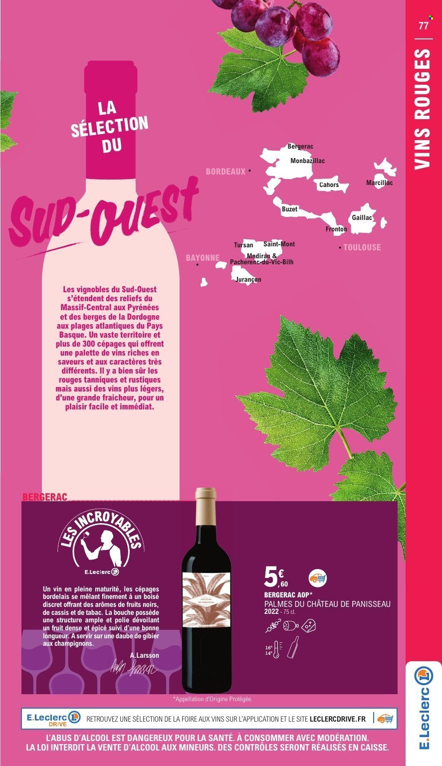 Catalogue E.LECLERC - FOIRE AUX VINS (2025-09-27 - 2025-10-11)