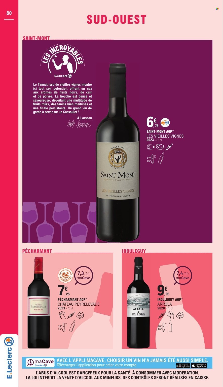 Catalogue E.LECLERC - FOIRE AUX VINS (2025-09-27 - 2025-10-11)