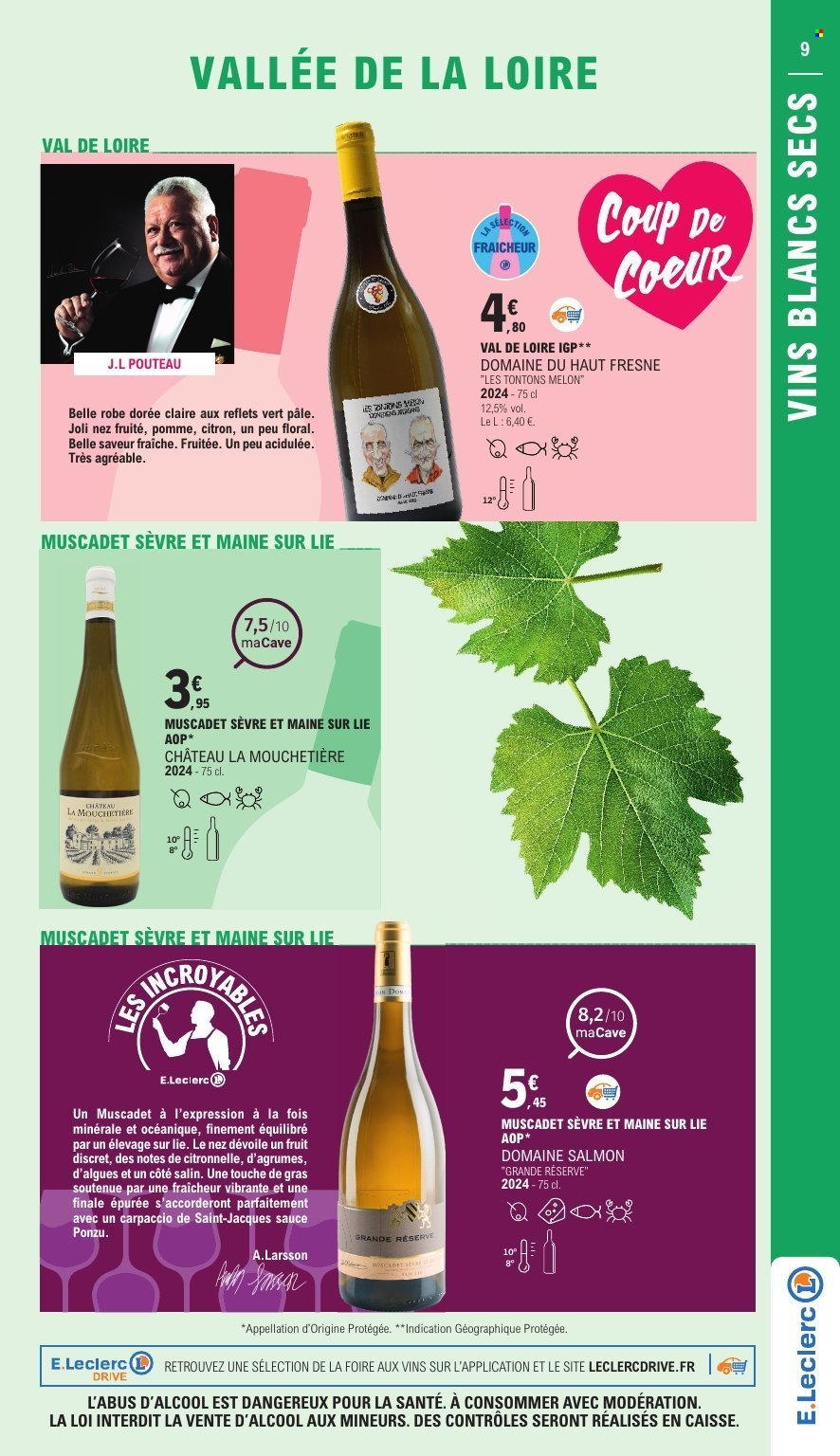 Catalogue E.LECLERC - FOIRE AUX VINS (2025-09-27 - 2025-10-11)
