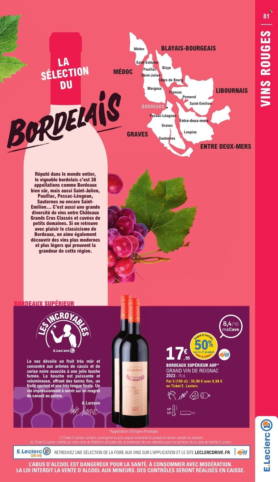 Catalogue E.LECLERC - FOIRE AUX VINS (2025-09-27 - 2025-10-11)