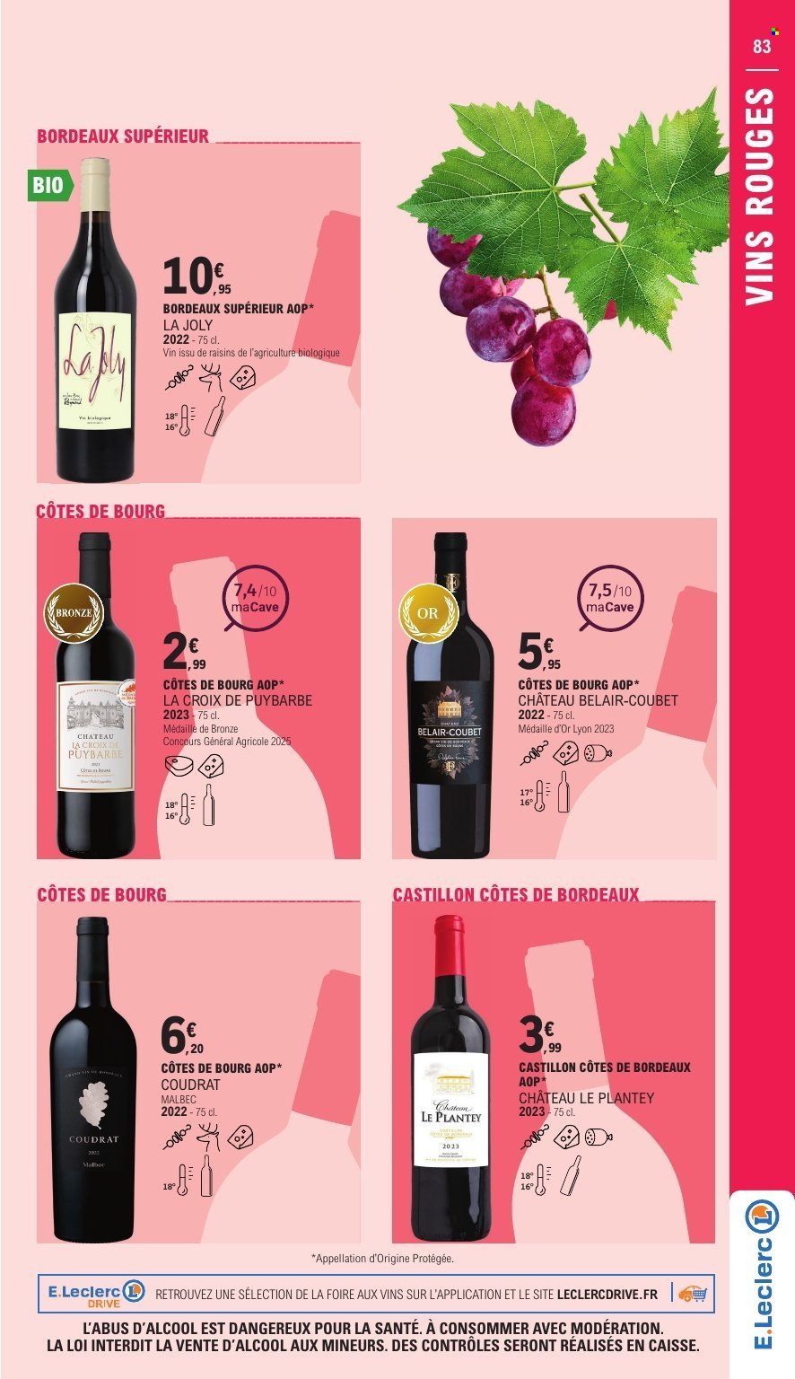 Catalogue E.LECLERC - FOIRE AUX VINS (2025-09-27 - 2025-10-11)