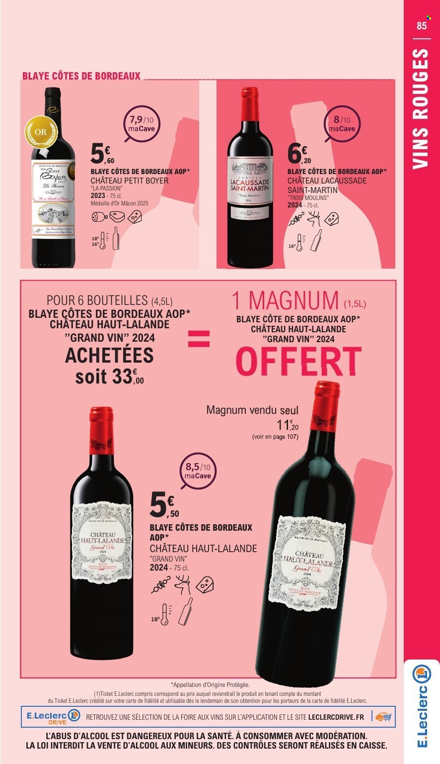 Catalogue E.LECLERC - FOIRE AUX VINS (2025-09-27 - 2025-10-11)